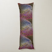 色ガラスの派手で素朴な溶けたスプラッシュ ボディピロー (裏面 (縦))