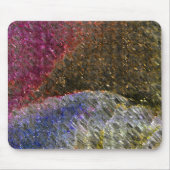 色ガラスの派手で素朴な溶けたスプラッシュ マウスパッド (正面)