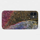 色ガラスの派手で素朴な溶けたスプラッシュ Case-Mate iPhoneケース (裏面(横))