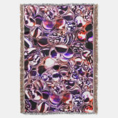 色ガラスや石の大切泡？ スローブランケット (正面縦)