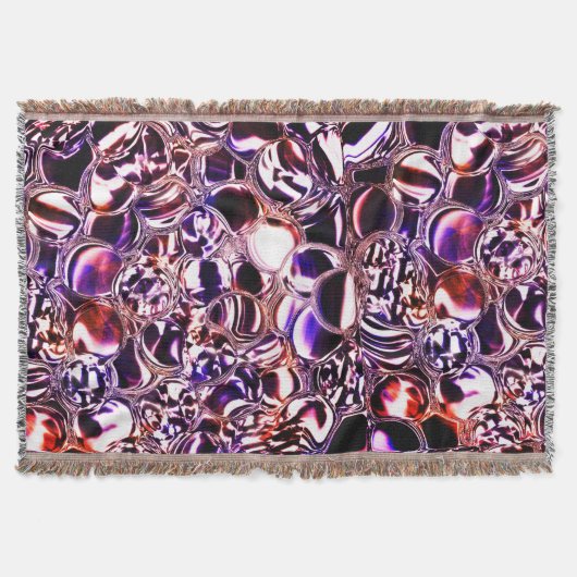 色ガラスや石の大切泡？ スローブランケット (正面)