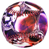 色ガラスや石の大切泡？ ソフトボール (裏面)