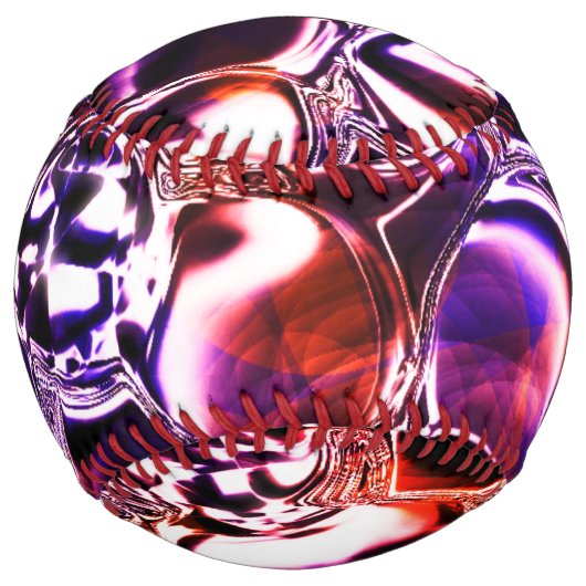 色ガラスや石の大切泡？ ソフトボール (正面)