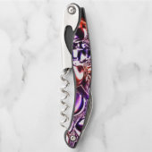 色ガラスや石の大切泡？ ソムリエナイフ (正面)