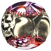 色ガラスや石の大切泡?混合 ソフトボール (正面)