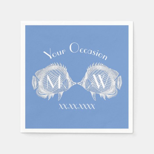 色キスをするをカスタマイズ スタンダードカクテルナプキン (正面)