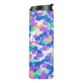 色クール抽象芸術絵を描（ばちゃばちゃ）跳ねる、ブラー タンブラー (回転左)