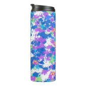 色クール抽象芸術絵を描（ばちゃばちゃ）跳ねる、ブラー タンブラー (回転右)