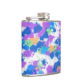 色クール抽象芸術絵を描（ばちゃばちゃ）跳ねる、ブラー フラスク (右)