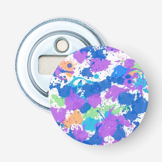 色クール抽象芸術絵を描（ばちゃばちゃ）跳ねる、ブラー 栓抜き (正面)