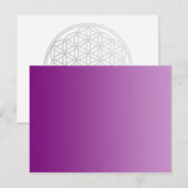 色グラデーションのみ – マゼンタ ポストカード (正面/裏面)