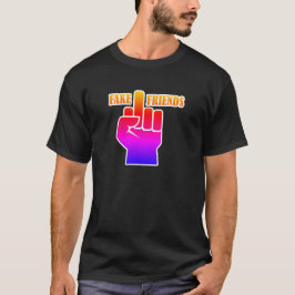 色グラデーション フェイク フレンズ Tシャツ