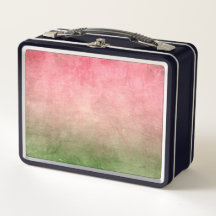 色グランジ-バラピンク&グリーン