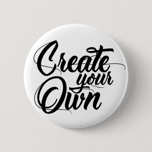 色グランジ – ピンクと緑 缶バッジ (正面)