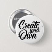 色グランジ – ピンクと緑 缶バッジ (正面&裏面)