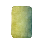 色グランジ – 黄と青 バスマット (正面縦)