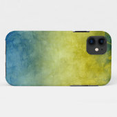 色グランジ – 黄と青 Case-Mate iPhoneケース (裏面(横))