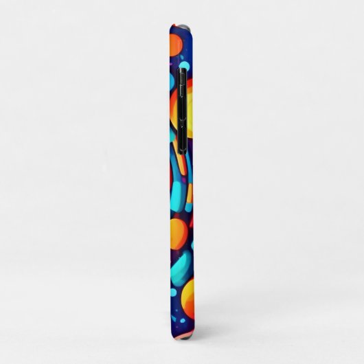 色サイケデリックの渦 Case-Mate iPhoneケース (裏面/左)