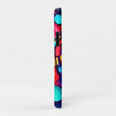 色サイケデリックの渦 Case-Mate iPhoneケース (裏面/右)