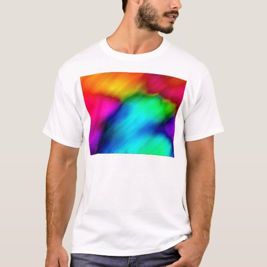 色サイケデリック Tシャツ (正面)