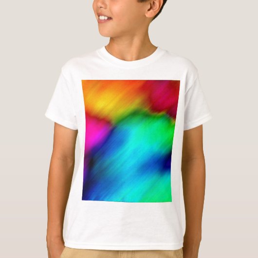 色サイケデリック Tシャツ (正面)