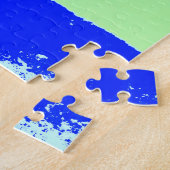 色サボテン ジグソーパズル (側面)