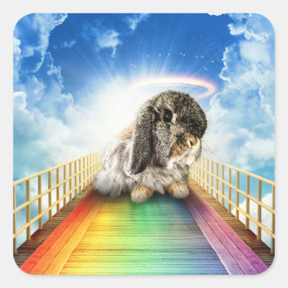 色シール付きの橋 スクエアシール