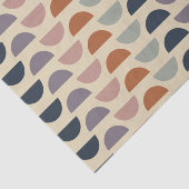 色スタイリッシュの幾何形状パタ自然ーン 薄葉紙 (詳細)