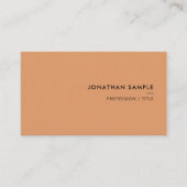 色スタイリッシュ付けカスタム文字モダンテンプレート 名刺 (正面)