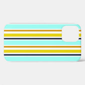 色ストライプの付き抽象芸術のストライプ背景六 Case-Mate iPhoneケース (裏面 (横))