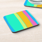 色ストライプの数々のの コースター (左側)