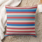 色ストライプの121214 (大ストライプきい方) クッション (ブランケット)