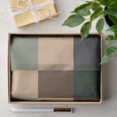 色チェックモダンチェッカーボード 薄葉紙 (ギフト)