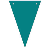 色ティール（緑がかった色） バンティングフラッグ (第2の旗)