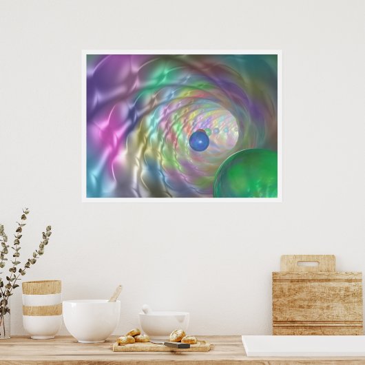 色トンネル ポスター (キッチン)