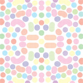 色ドット ガラス缶