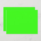 色ネオン緑 ポストカード (正面/裏面)