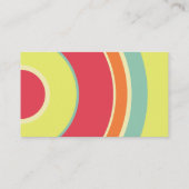 色バンド-黒カラフルな円01 名刺 (裏面)