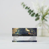 色バンド-黒鏡の球 名刺 (スタンド正面)