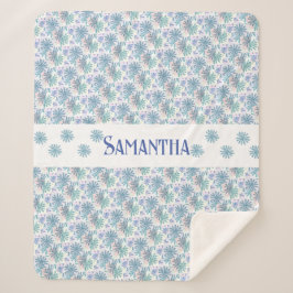 色パステル数々のパッチワークデイジー シェルパブランケット