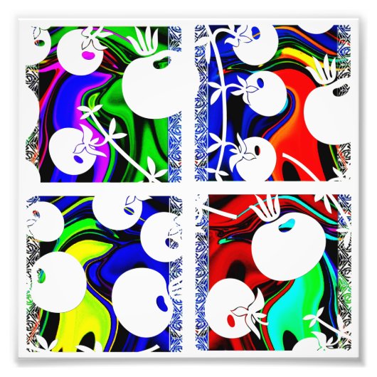 色パターン フォトプリント            (正面)