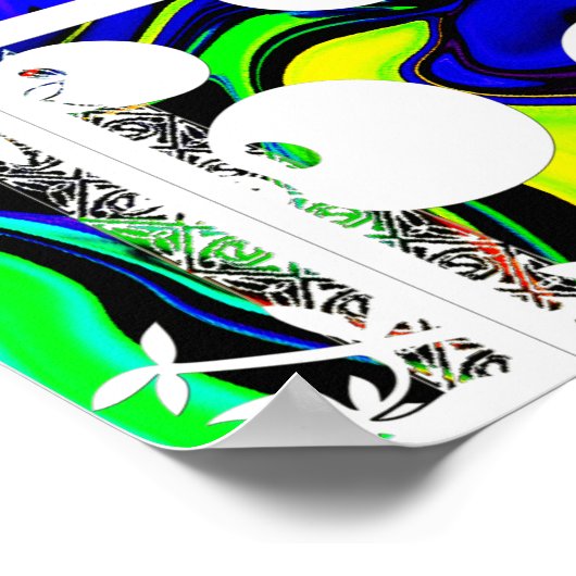 色パターン ポスター (角)