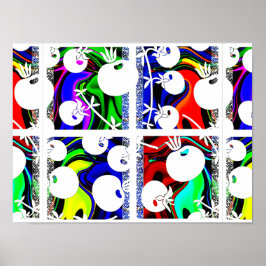 色パターン ポスター