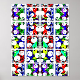 色パターン ポスター