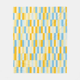 色パッチワークパターン131214b フリースブランケット