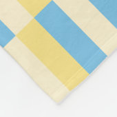 色パッチワークパターン131214b フリースブランケット (角)