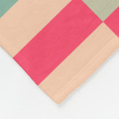 色パッチワークパターン151214b フリースブランケット (角)