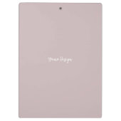 色パーソナライズされたと柄かわいいフローラ クリップボード (裏面)