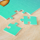 色パーソナライズされたの小さな女の子プリンセス ジグソーパズル (側面)