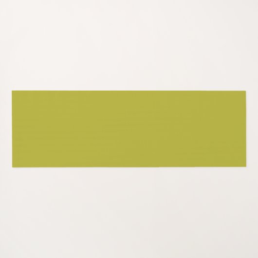 色パーソナライズされたモノグラムの帯 ヨガマット (裏面(横))